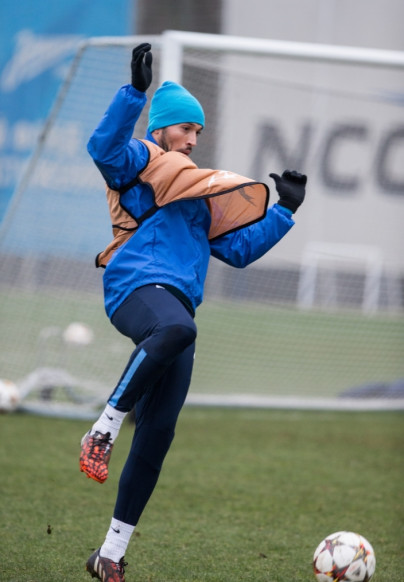 Открытая тренировка «Зенита» перед матчем Лиги Чемпионов УЕФА 2014/2015, «Зенит» — «Бенфика»