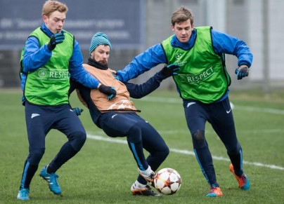 Открытая тренировка «Зенита» перед матчем Лиги Чемпионов УЕФА 2014/2015, «Зенит» — «Бенфика»