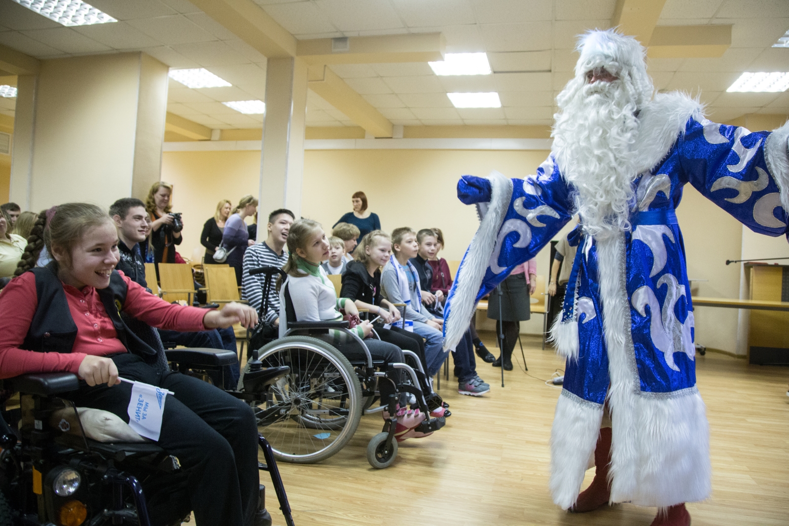 «Новогодний рейс» сине-бело-голубых