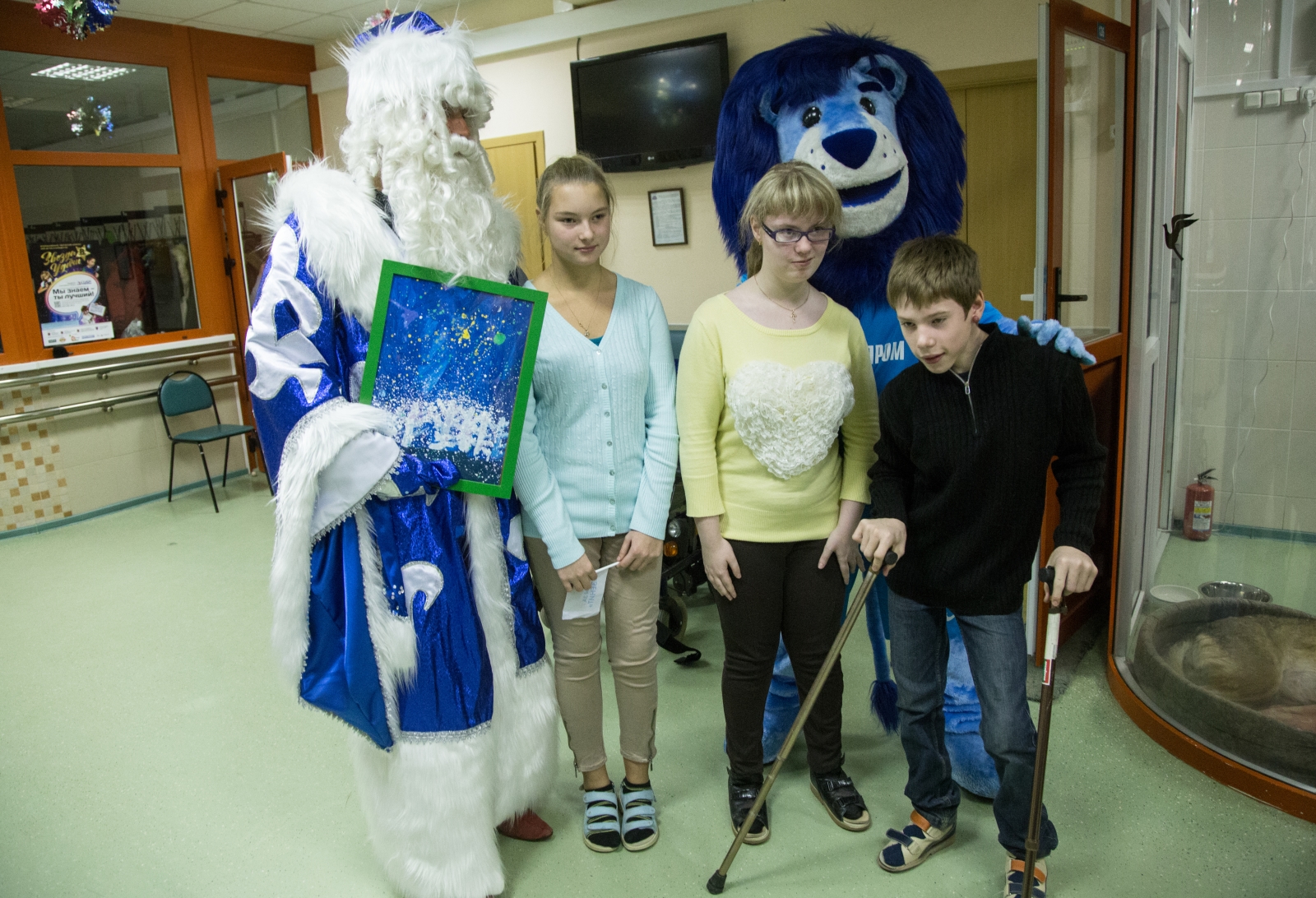«Новогодний рейс» сине-бело-голубых