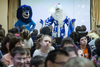 «Новогодний рейс» сине-бело-голубых