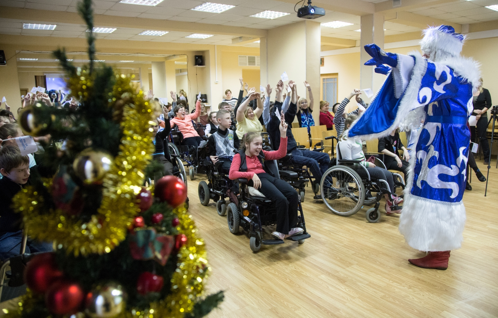 «Новогодний рейс» сине-бело-голубых
