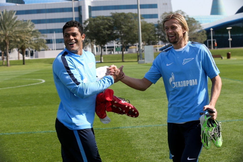 Сборы в Катаре: 12 января, утренняя тренировка