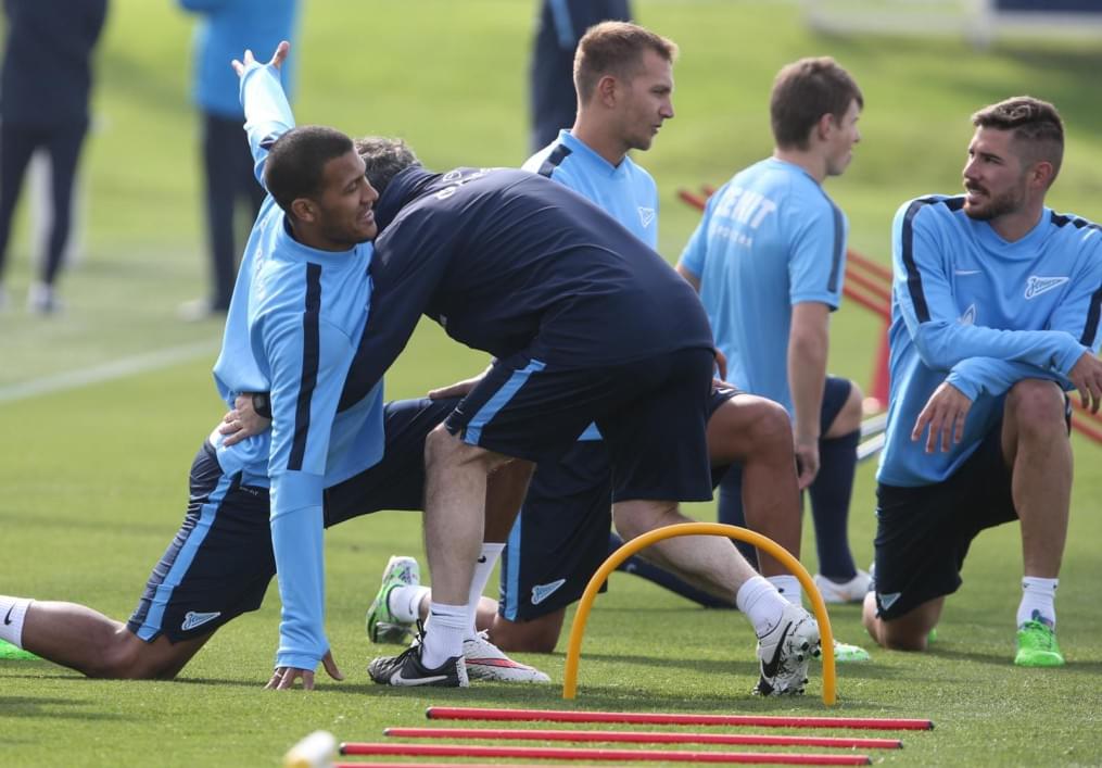 Сборы в Катаре: 12 января, утренняя тренировка