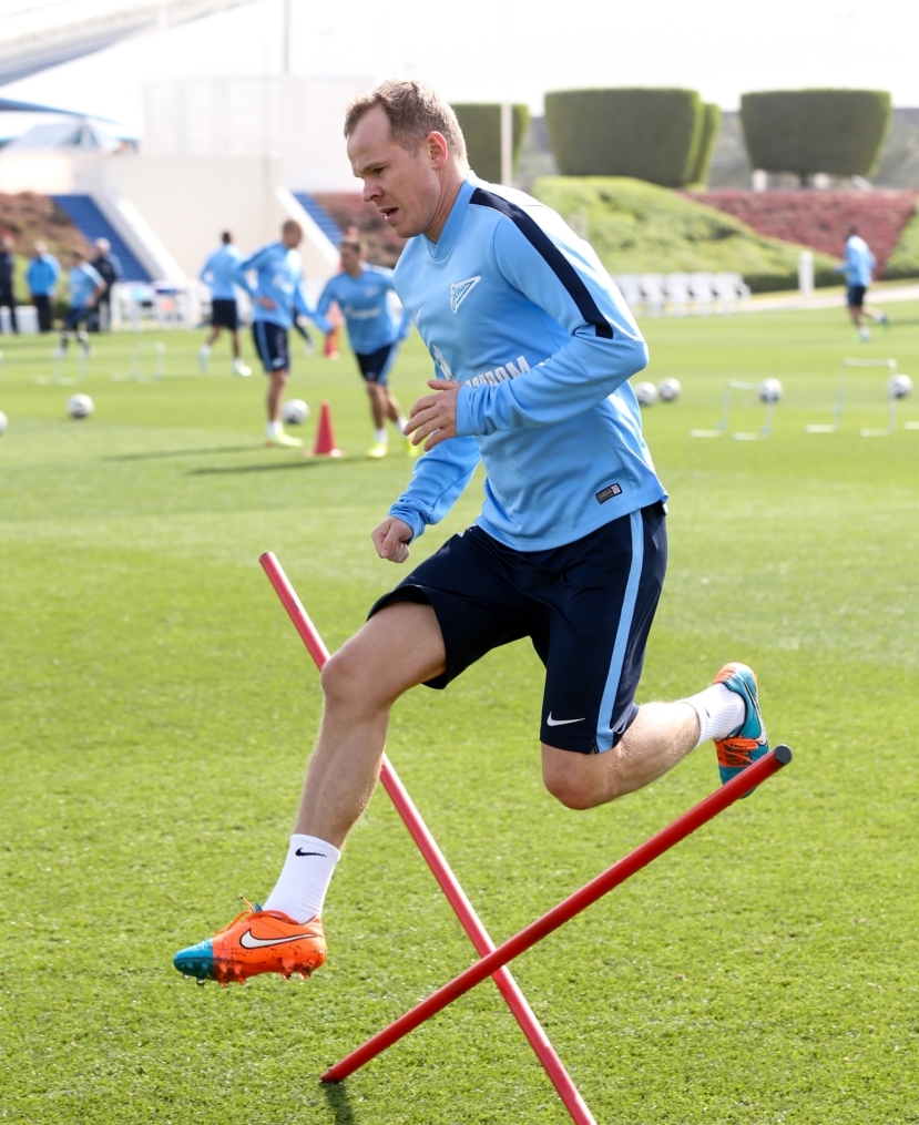 Сборы в Катаре: 12 января, утренняя тренировка