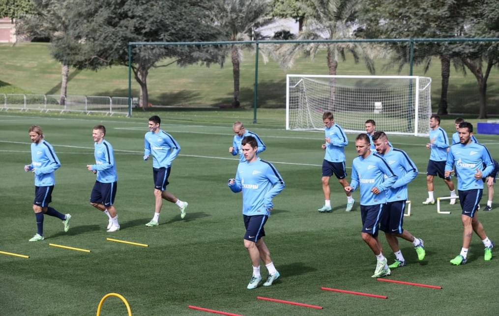 Сборы в Катаре: 12 января, утренняя тренировка