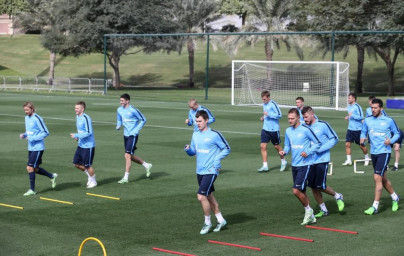 Сборы в Катаре: 12 января, утренняя тренировка