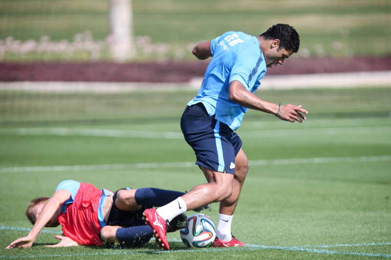 Сборы в Катаре: 12 января, утренняя тренировка