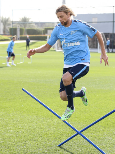 Сборы в Катаре: 12 января, утренняя тренировка