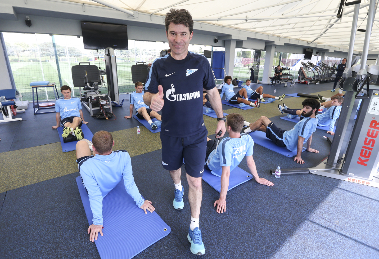 Сборы в Катаре: 17 января, утренняя тренировка