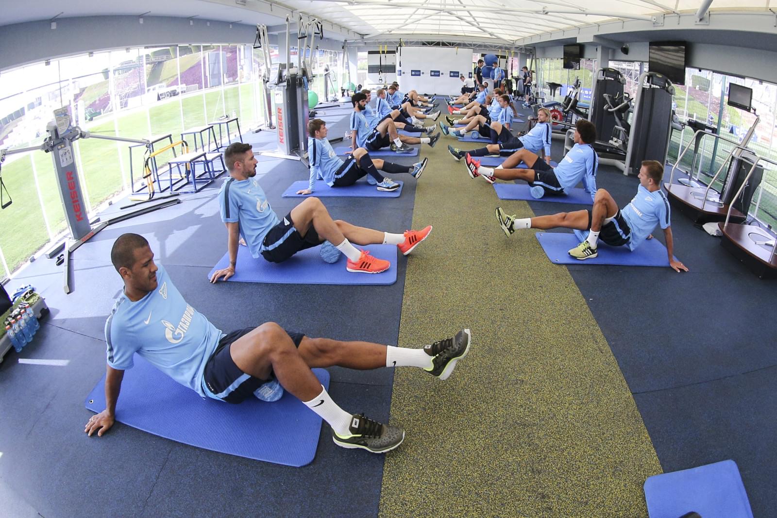 Сборы в Катаре: 17 января, утренняя тренировка