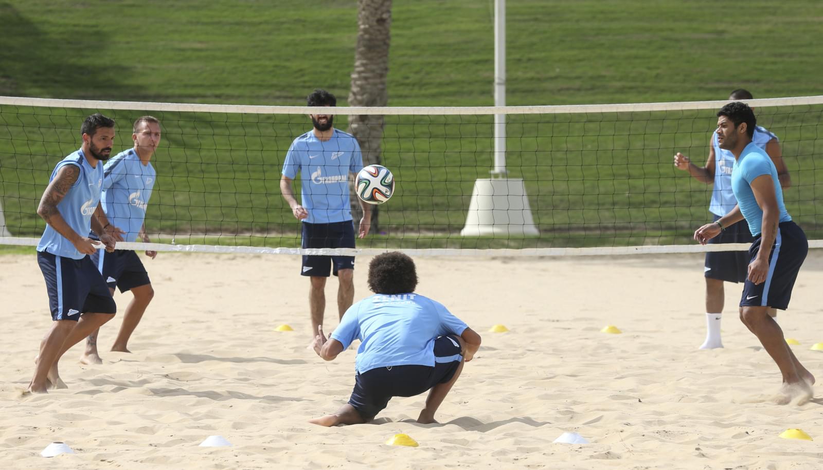 Сборы в Катаре: 17 января, утренняя тренировка