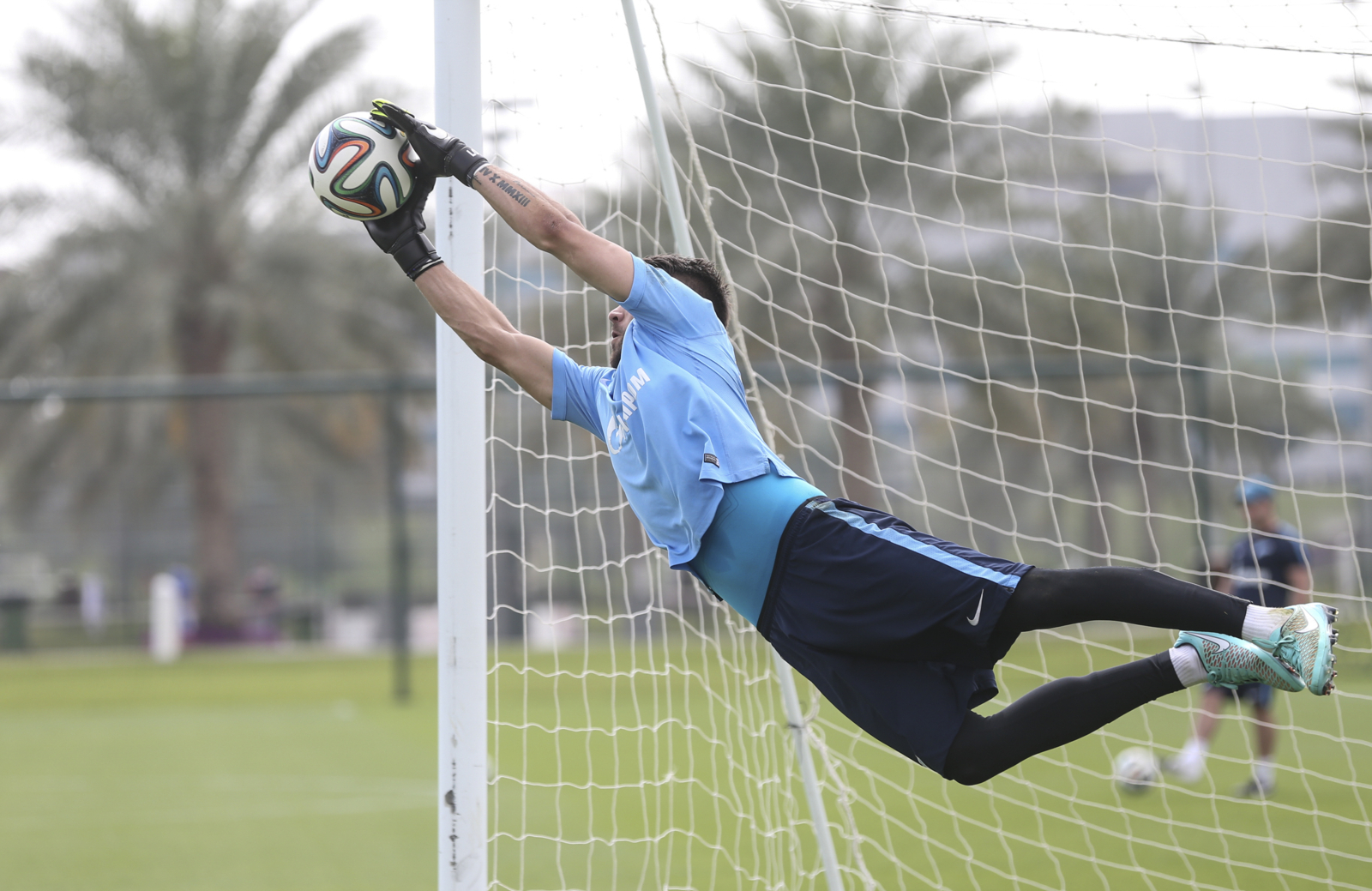 Сборы в Катаре: 17 января, утренняя тренировка