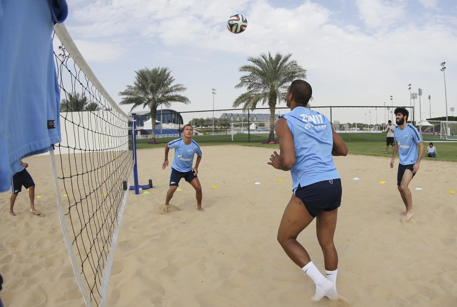 Сборы в Катаре: 17 января, утренняя тренировка