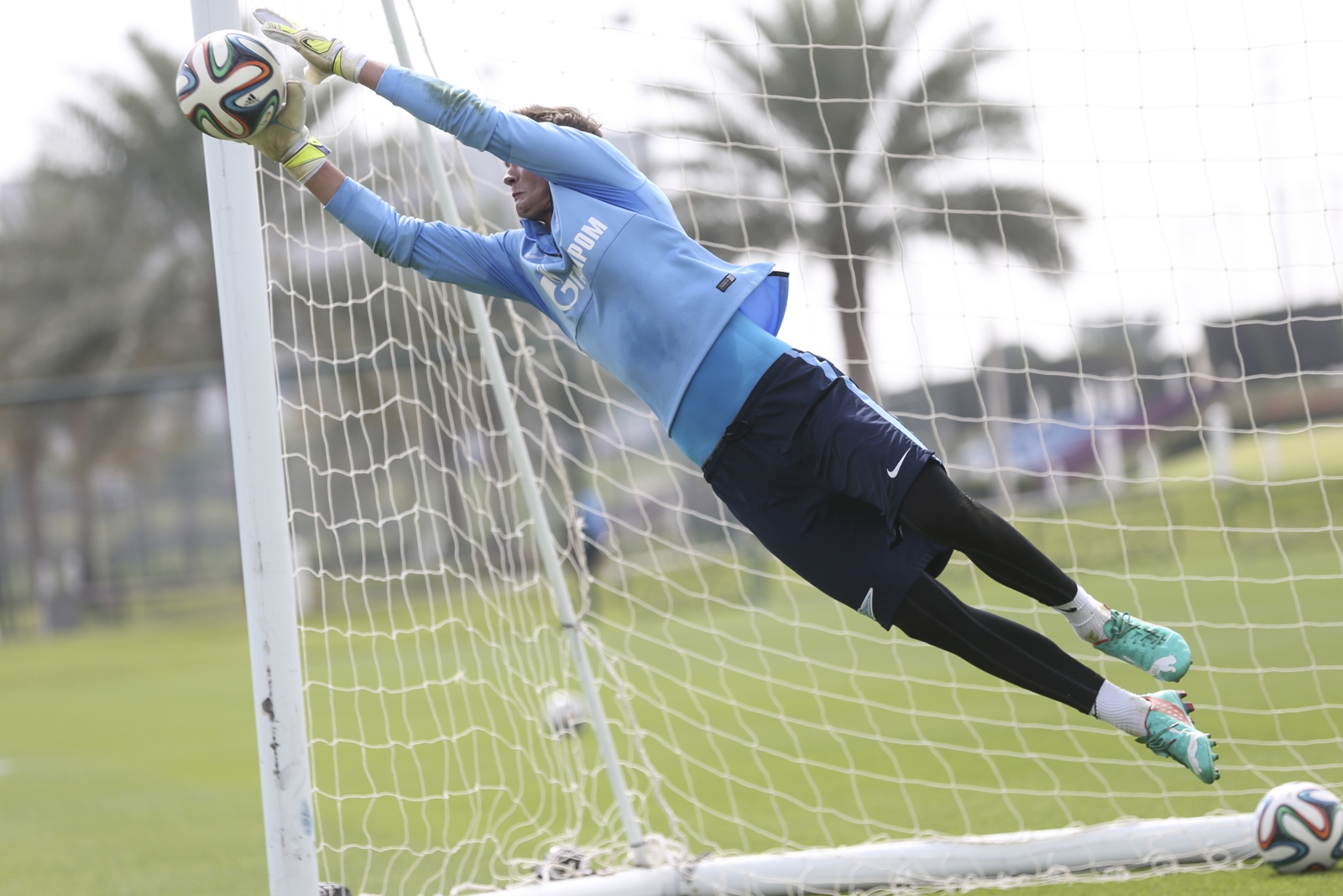 Сборы в Катаре: 17 января, утренняя тренировка