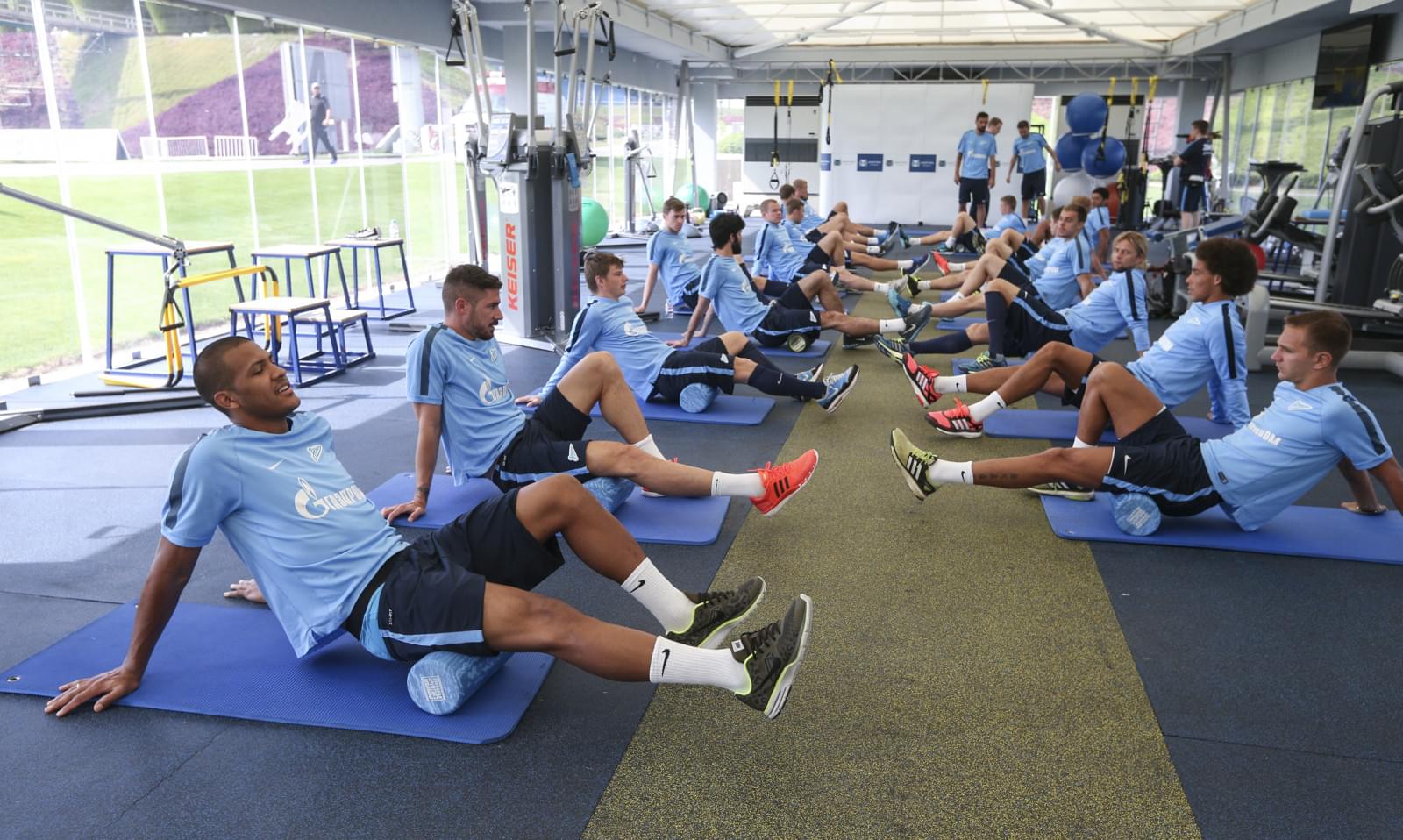 Сборы в Катаре: 17 января, утренняя тренировка