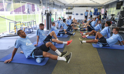 Сборы в Катаре: 17 января, утренняя тренировка