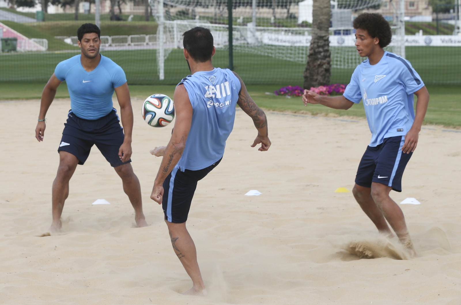 Сборы в Катаре: 17 января, утренняя тренировка