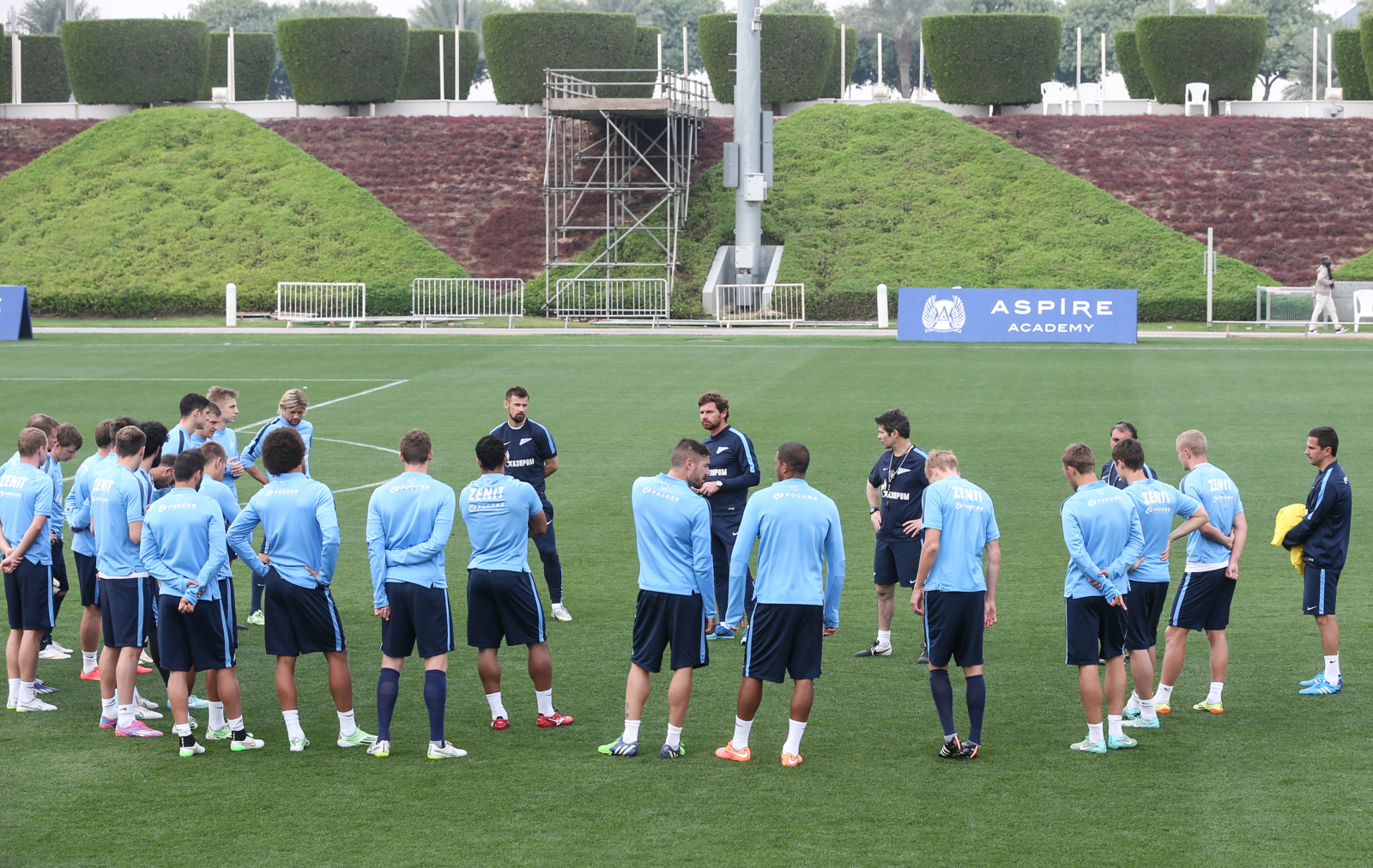 Сборы в Катаре: 18 января, утренняя тренировка