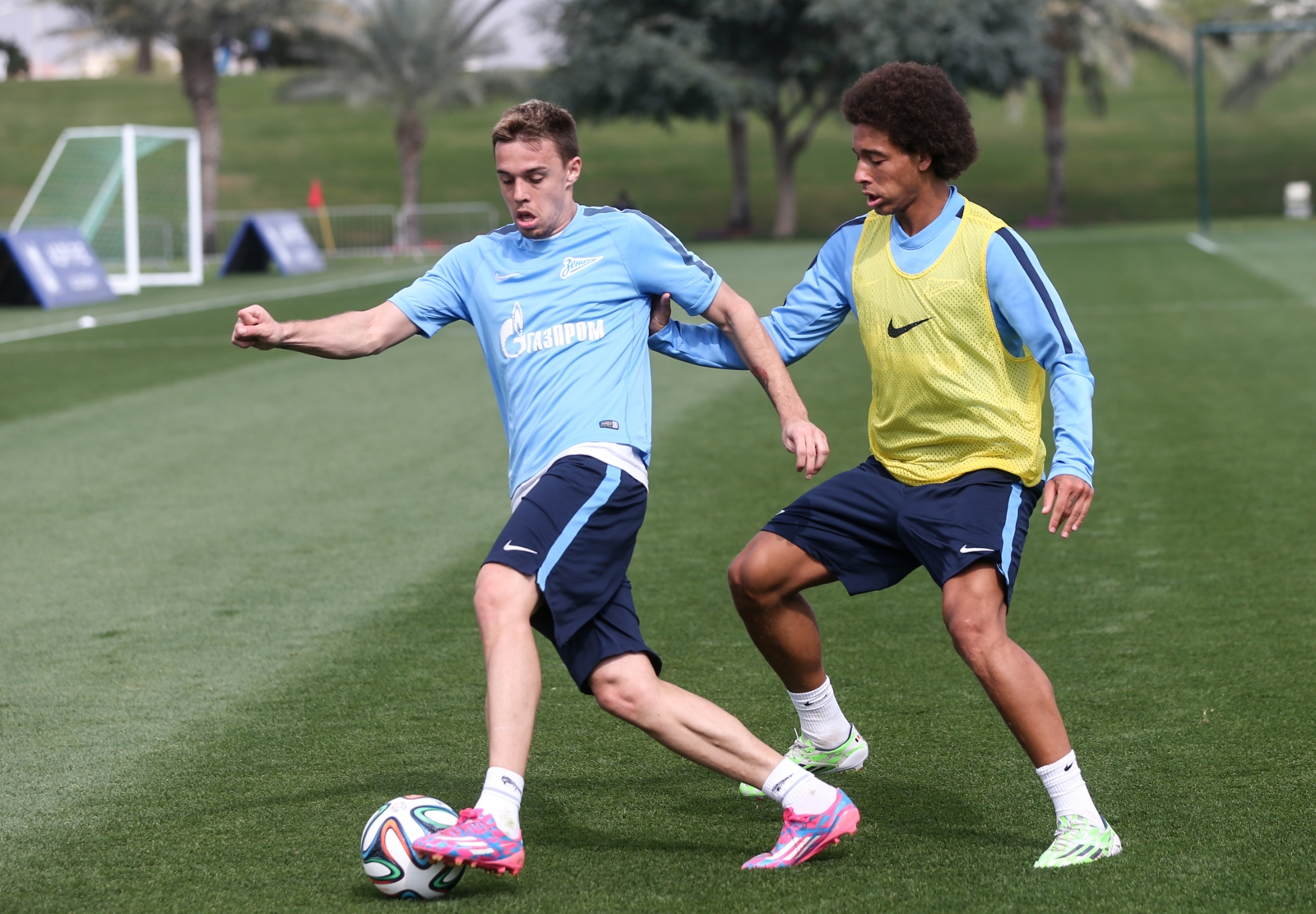 Сборы в Катаре: 18 января, утренняя тренировка