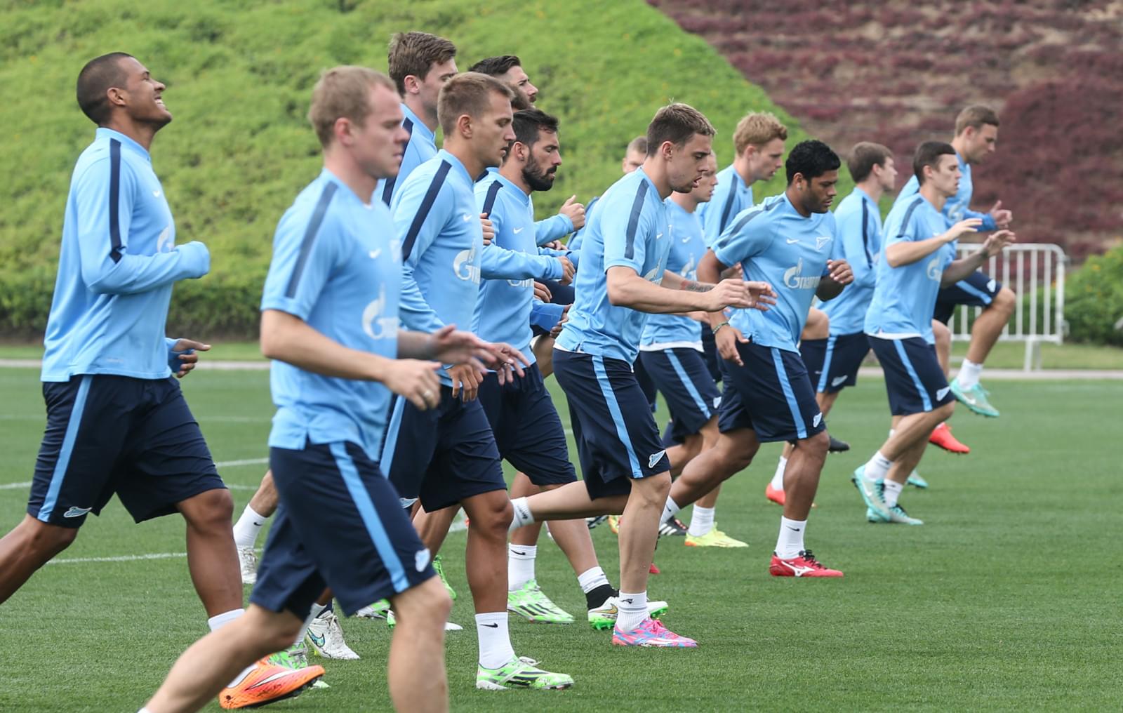 Сборы в Катаре: 18 января, утренняя тренировка