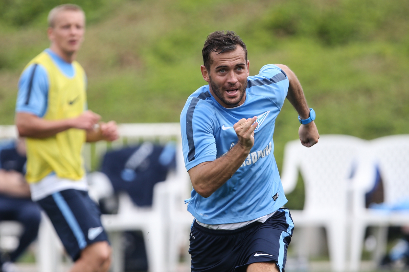 Сборы в Катаре: 18 января, утренняя тренировка