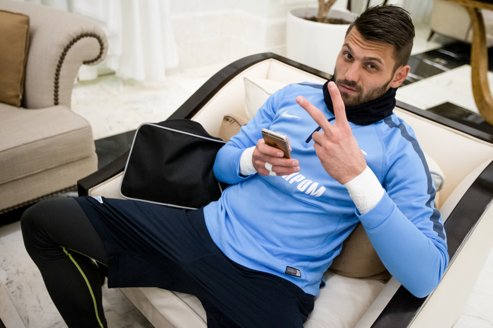 Сборы в Турции: 24 января, вечерняя тренировка