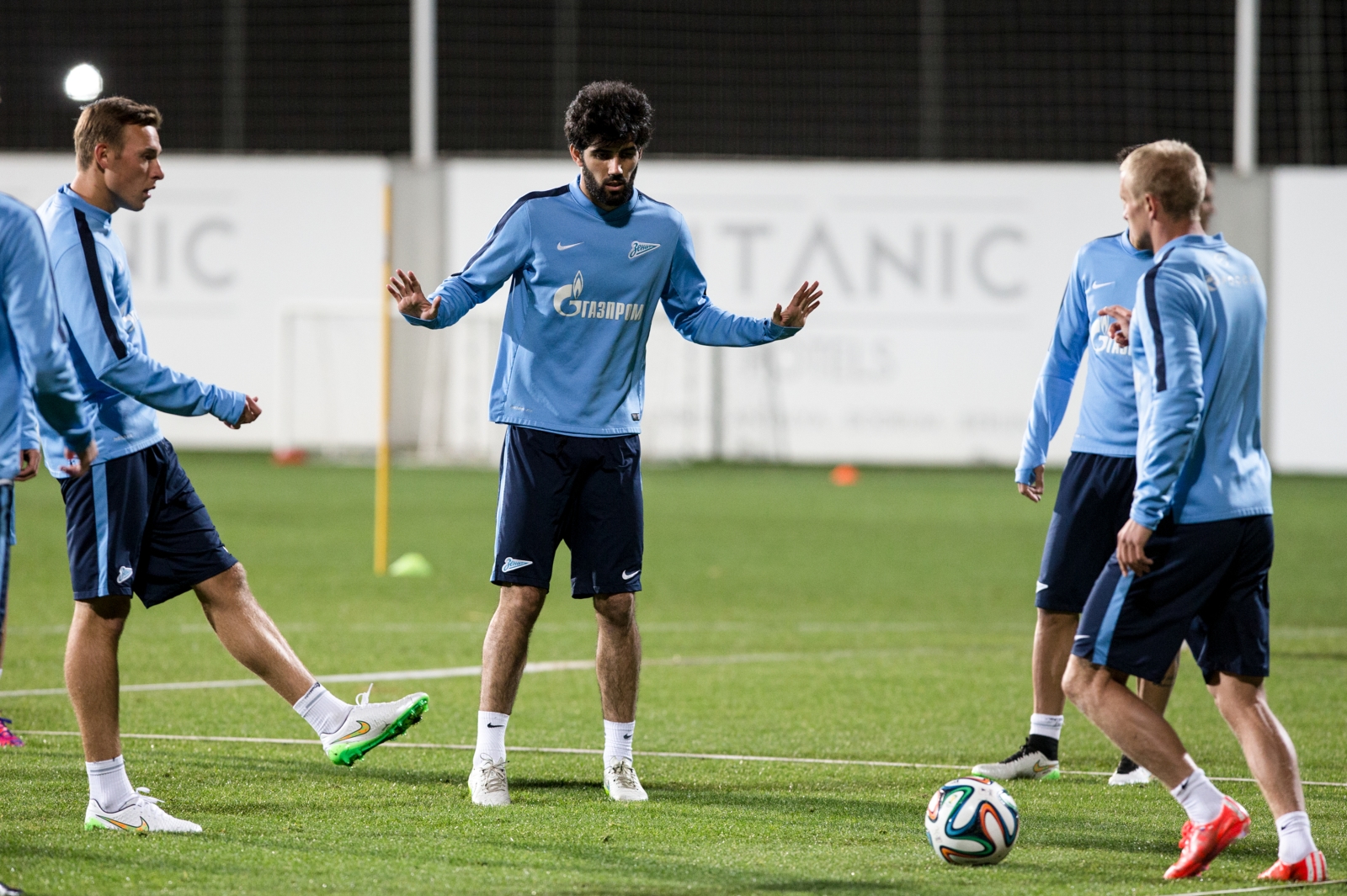 Сборы в Турции: 24 января, вечерняя тренировка