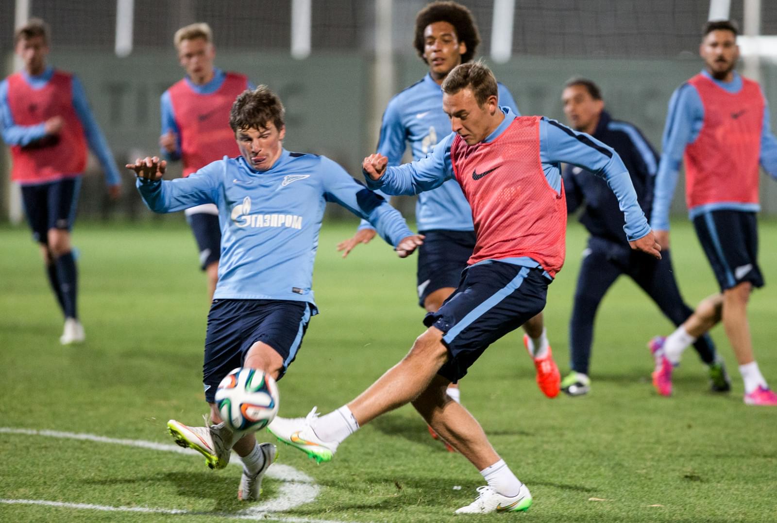 Сборы в Турции: 24 января, вечерняя тренировка