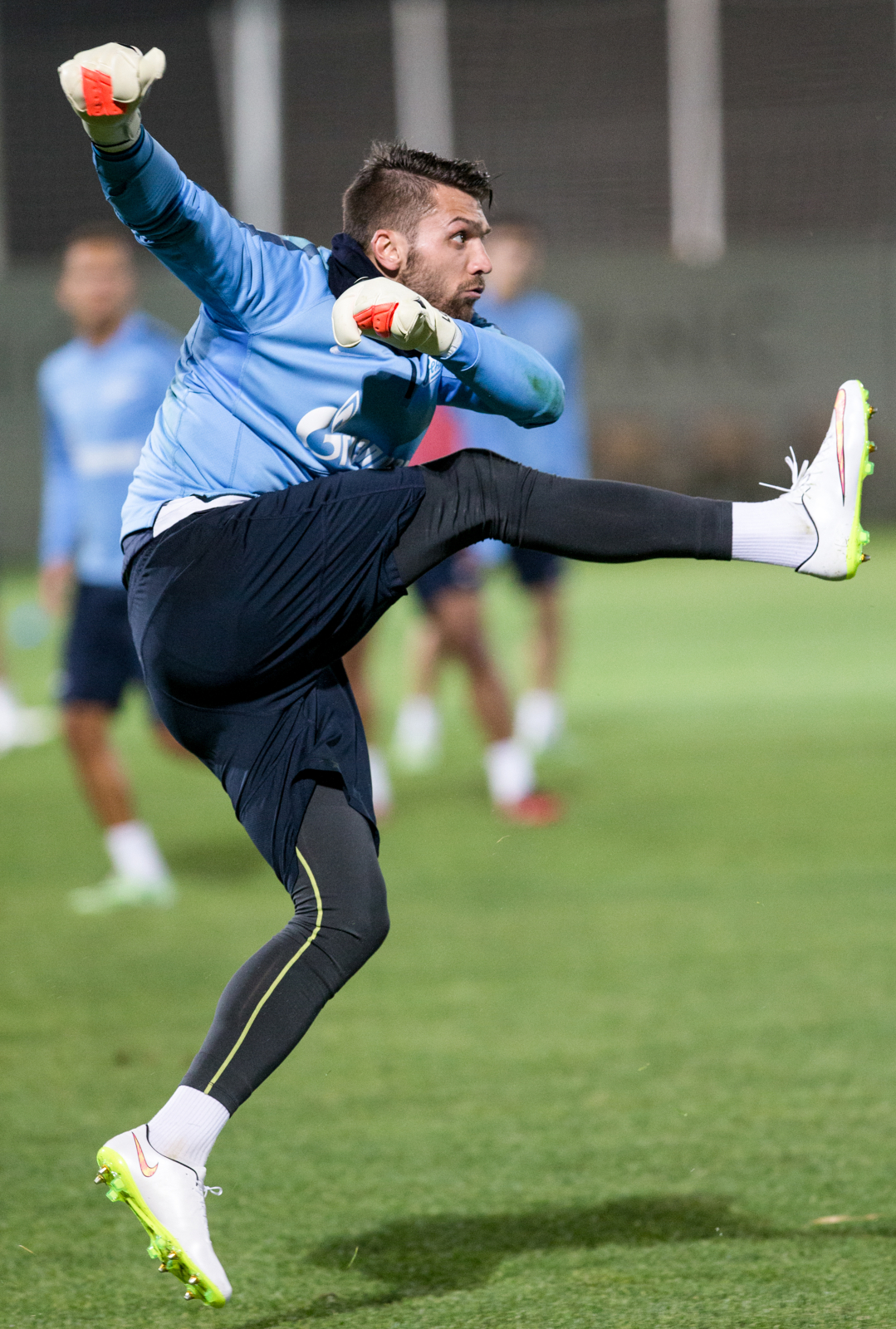 Сборы в Турции: 24 января, вечерняя тренировка