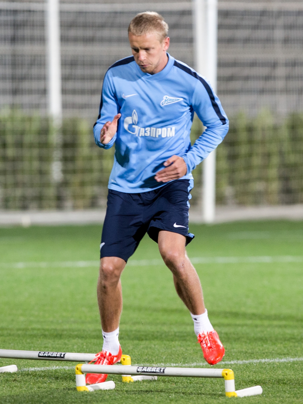 Сборы в Турции: 24 января, вечерняя тренировка