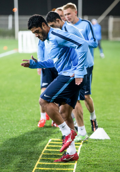 Сборы в Турции: 24 января, вечерняя тренировка