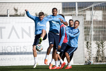 Сборы в Турции: 27 января, утренняя тренировка