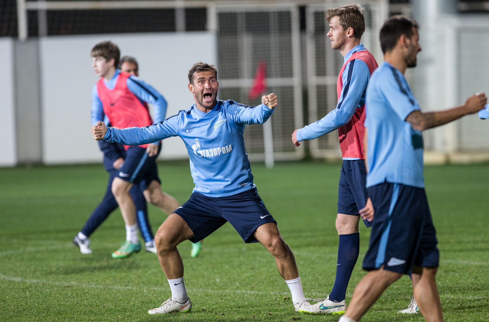 Сборы в Турции: 28 января, вечерняя тренировка