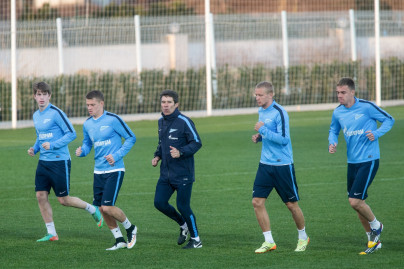 Сборы в Турции: 28 января, вечерняя тренировка