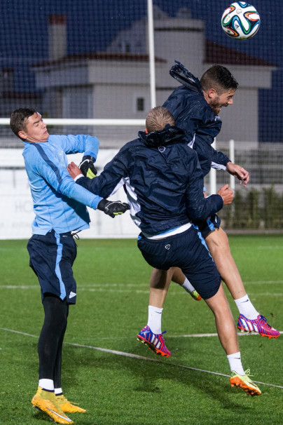 Сборы в Турции: 30 января, вечерняя тренировка