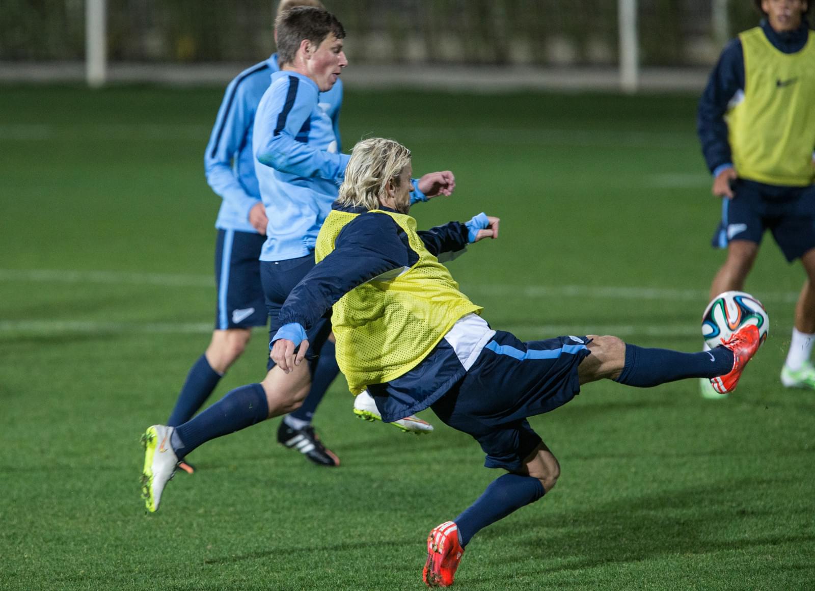 Сборы в Турции: 31 января, вечерняя тренировка