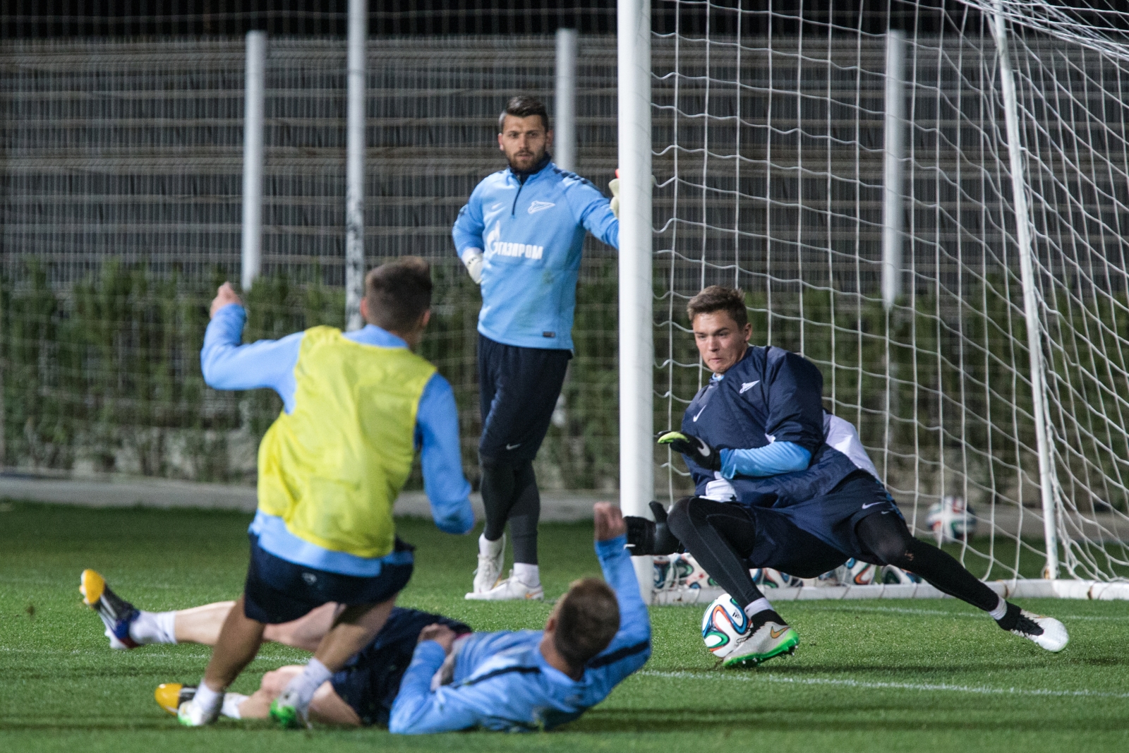 Сборы в Турции: 31 января, вечерняя тренировка