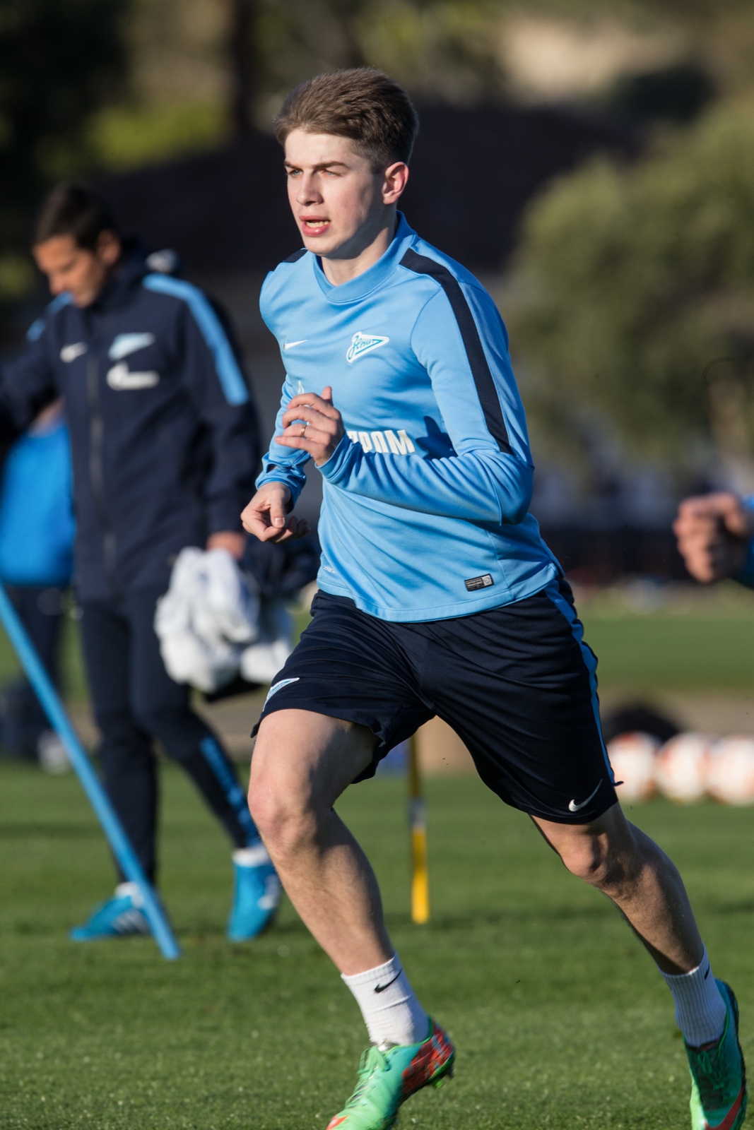 Сборы в Испании: 5 февраля, вечерняя тренировка