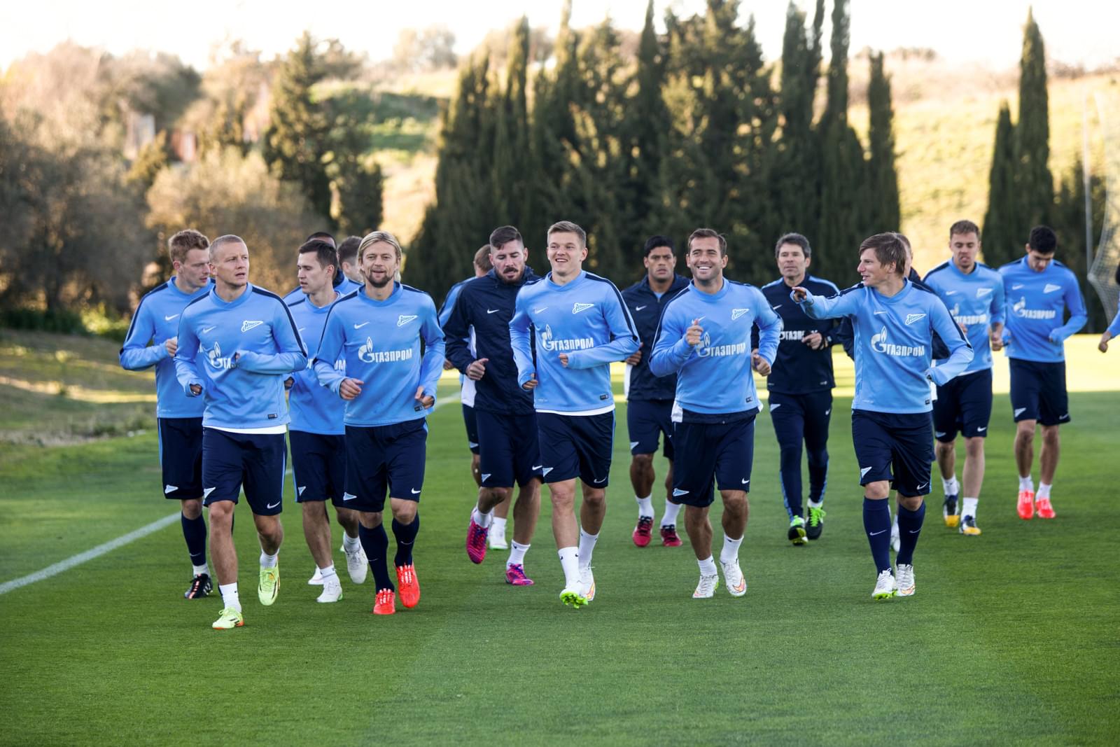 Сборы в Испании: 5 февраля, вечерняя тренировка