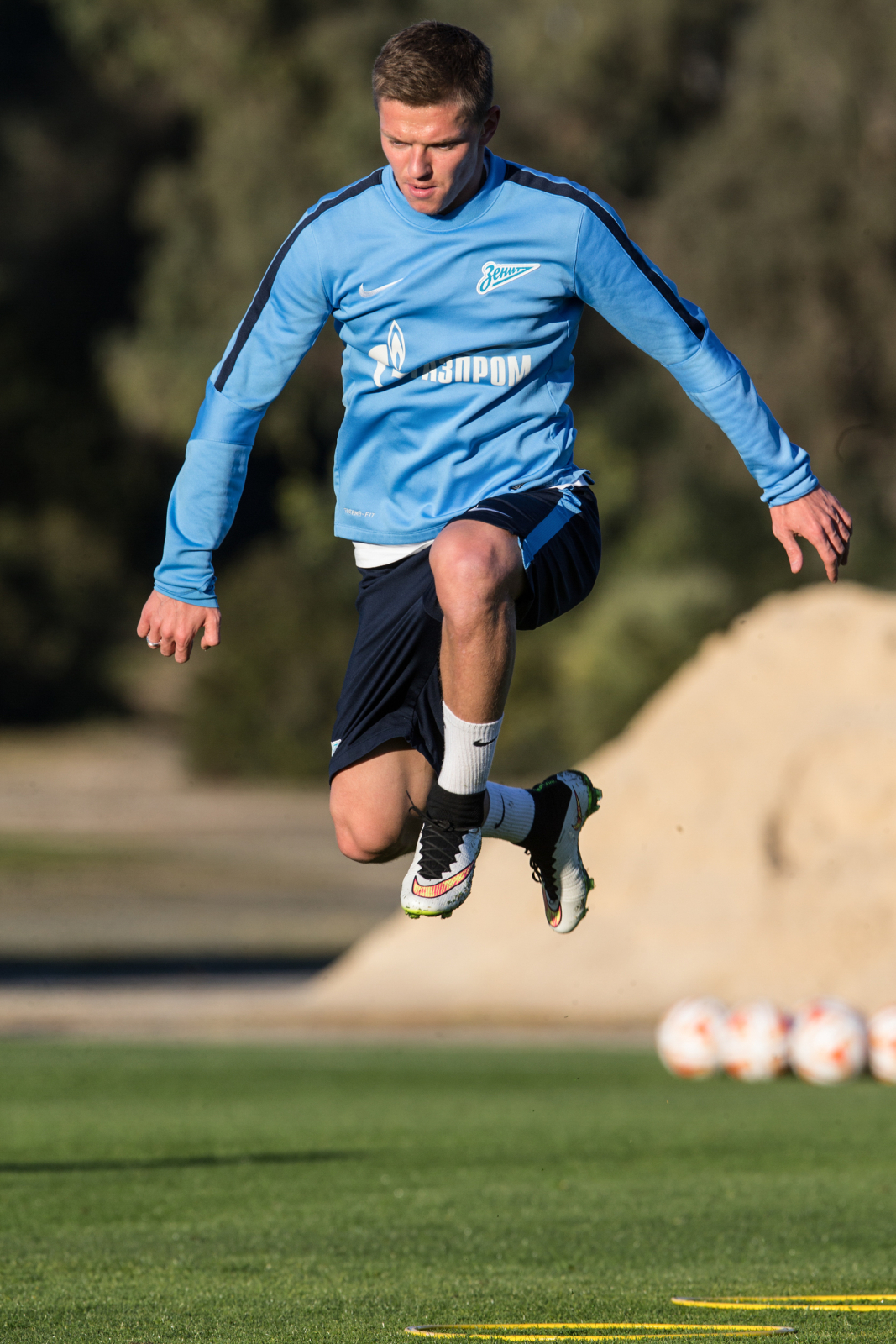 Сборы в Испании: 5 февраля, вечерняя тренировка