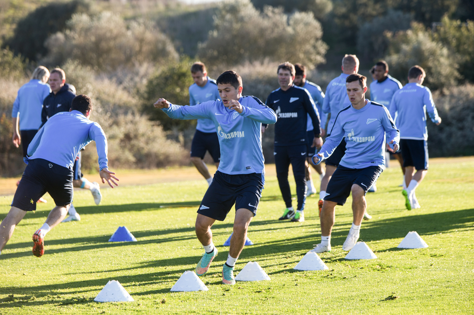 Сборы в Испании: 5 февраля, вечерняя тренировка