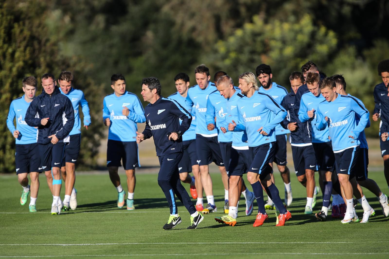 Сборы в Испании: 5 февраля, вечерняя тренировка