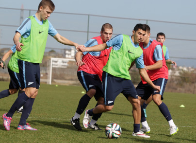 Первая тренировка «Зенита»-2 на сборе в Анталье