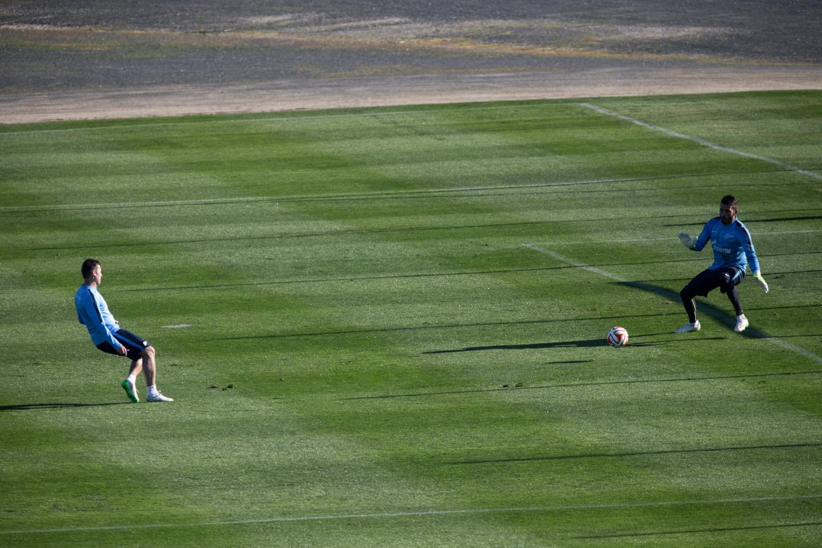 Сборы в Испании: 6 февраля, утренняя тренировка