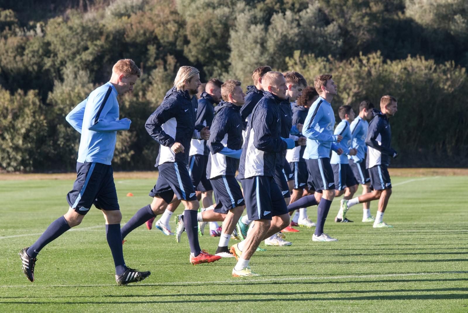 Сборы в Испании: 6 февраля, утренняя тренировка