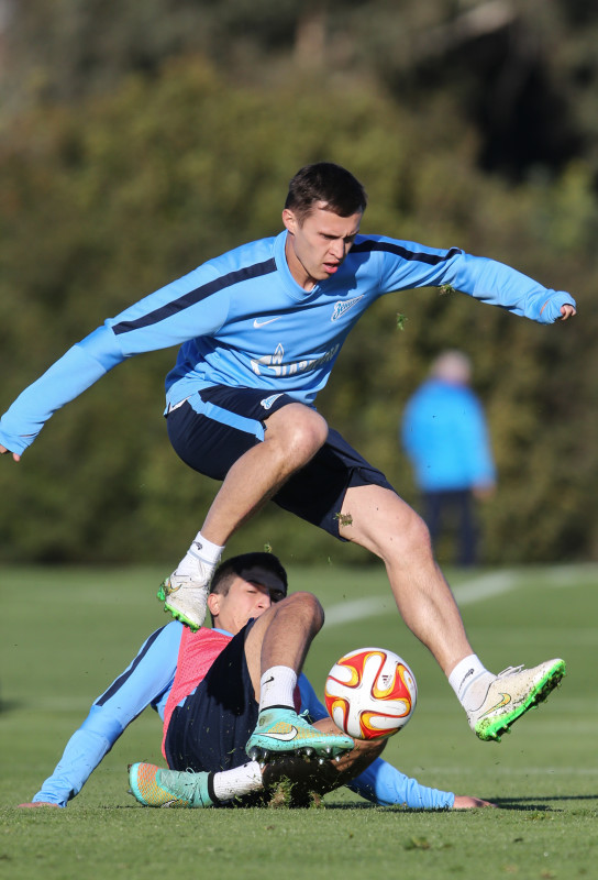 Сборы в Испании: 6 февраля, вечерняя тренировка