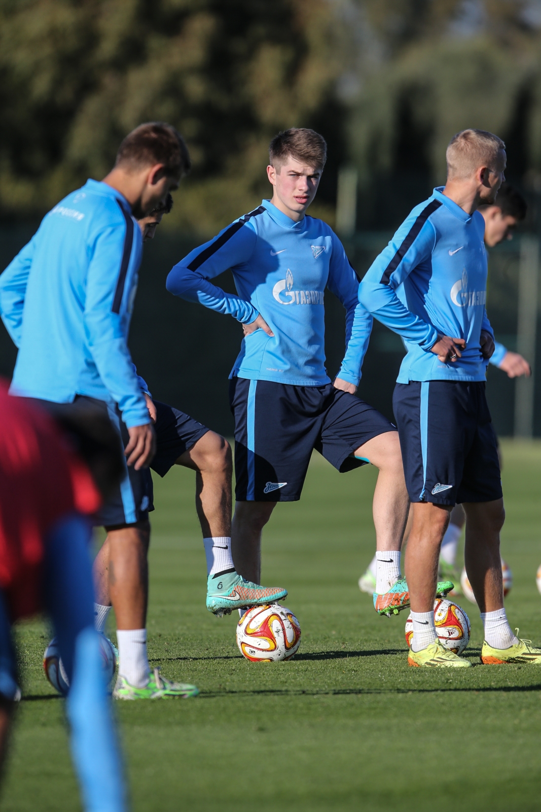 Сборы в Испании: 6 февраля, вечерняя тренировка