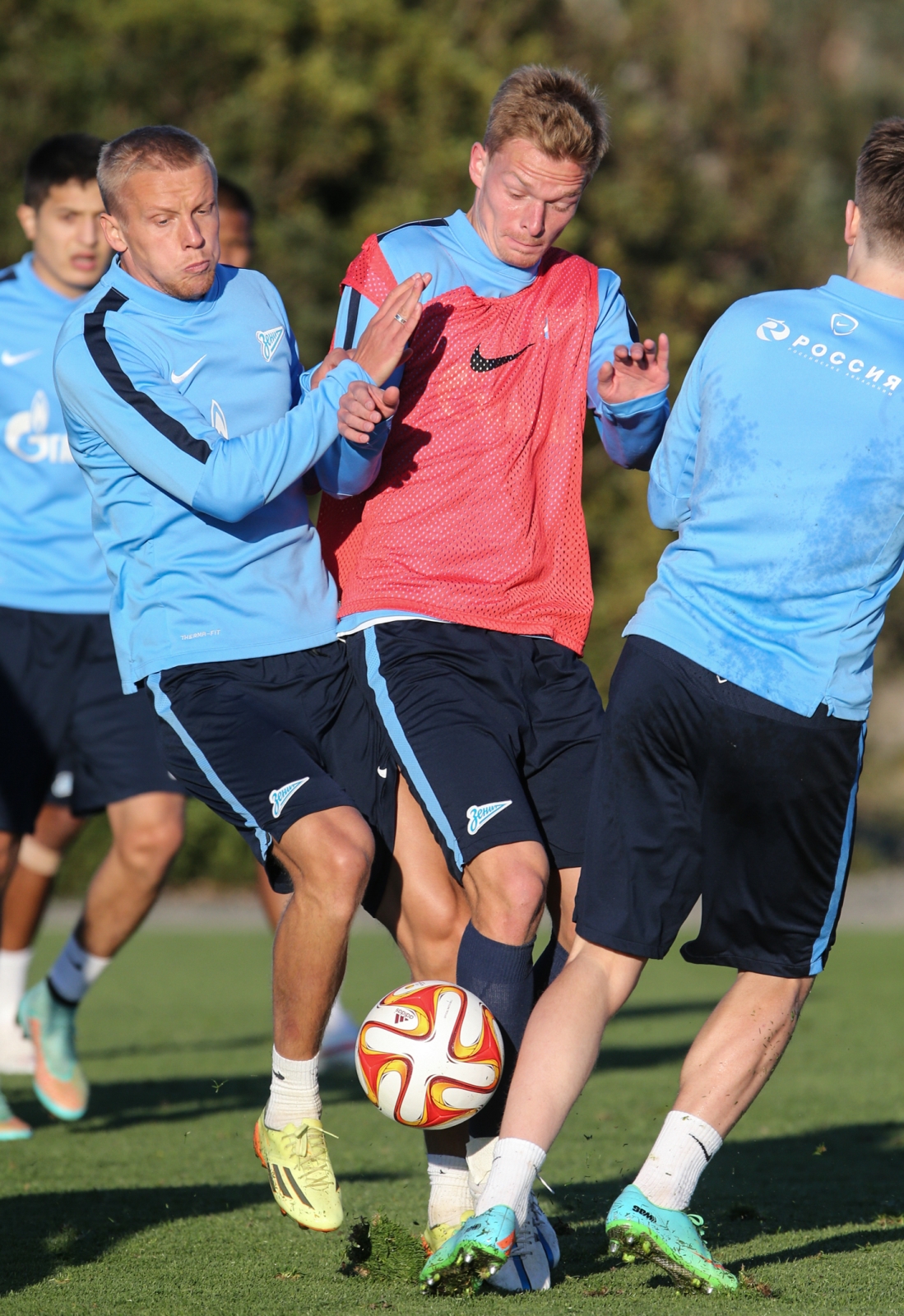 Сборы в Испании: 6 февраля, вечерняя тренировка