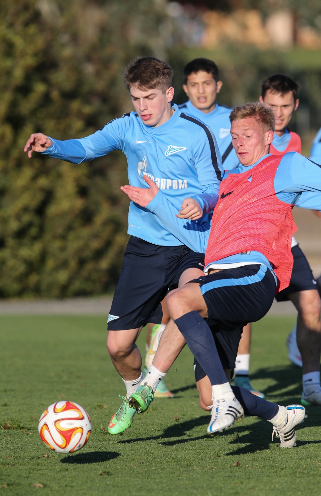 Сборы в Испании: 6 февраля, вечерняя тренировка